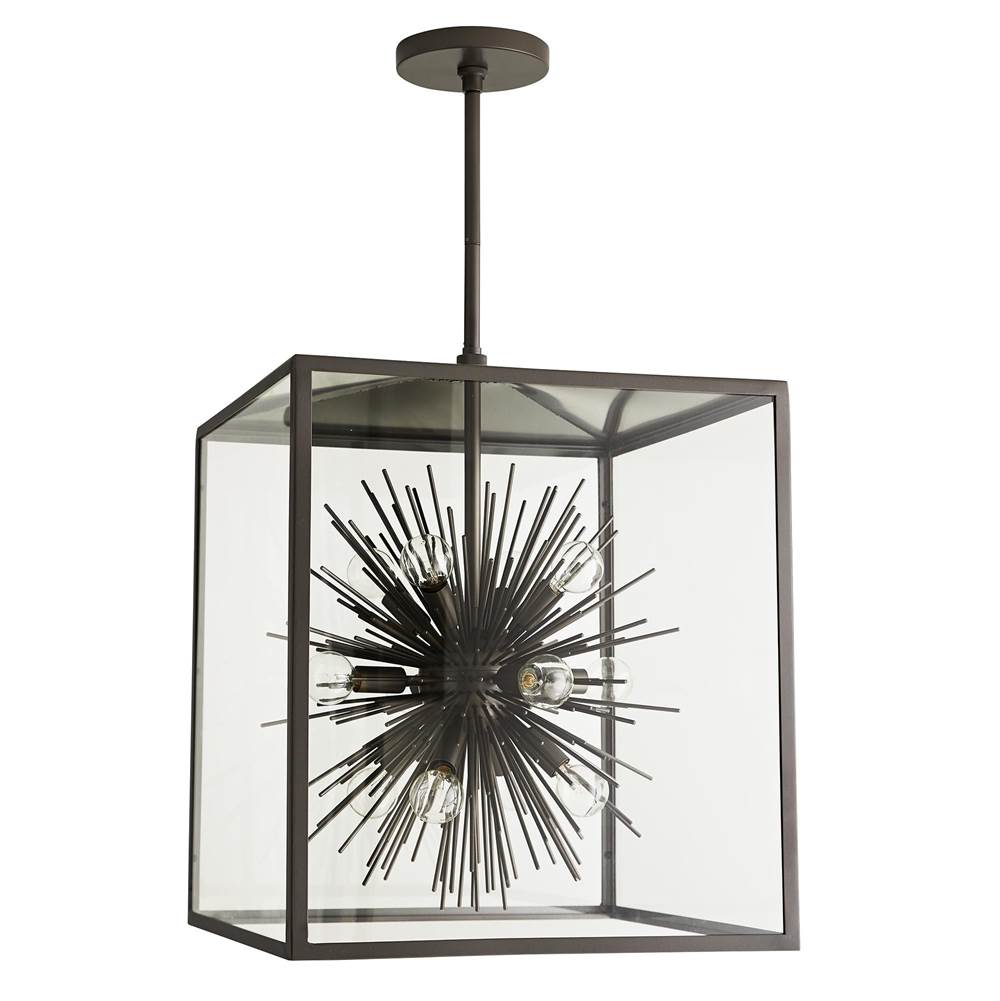 Arteriors Home 12 Light/Aged Iron/Clear Glass