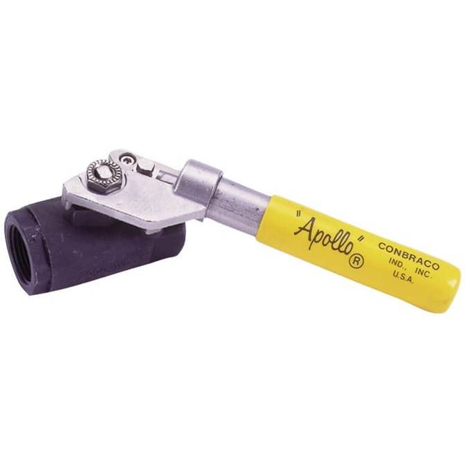 Apollo Carbon Steel Two-Piece Ball Valve With Stainless Steel Ball And Stem, 90 Degrees Reversed Stem 2'' (2 X Fnpt)