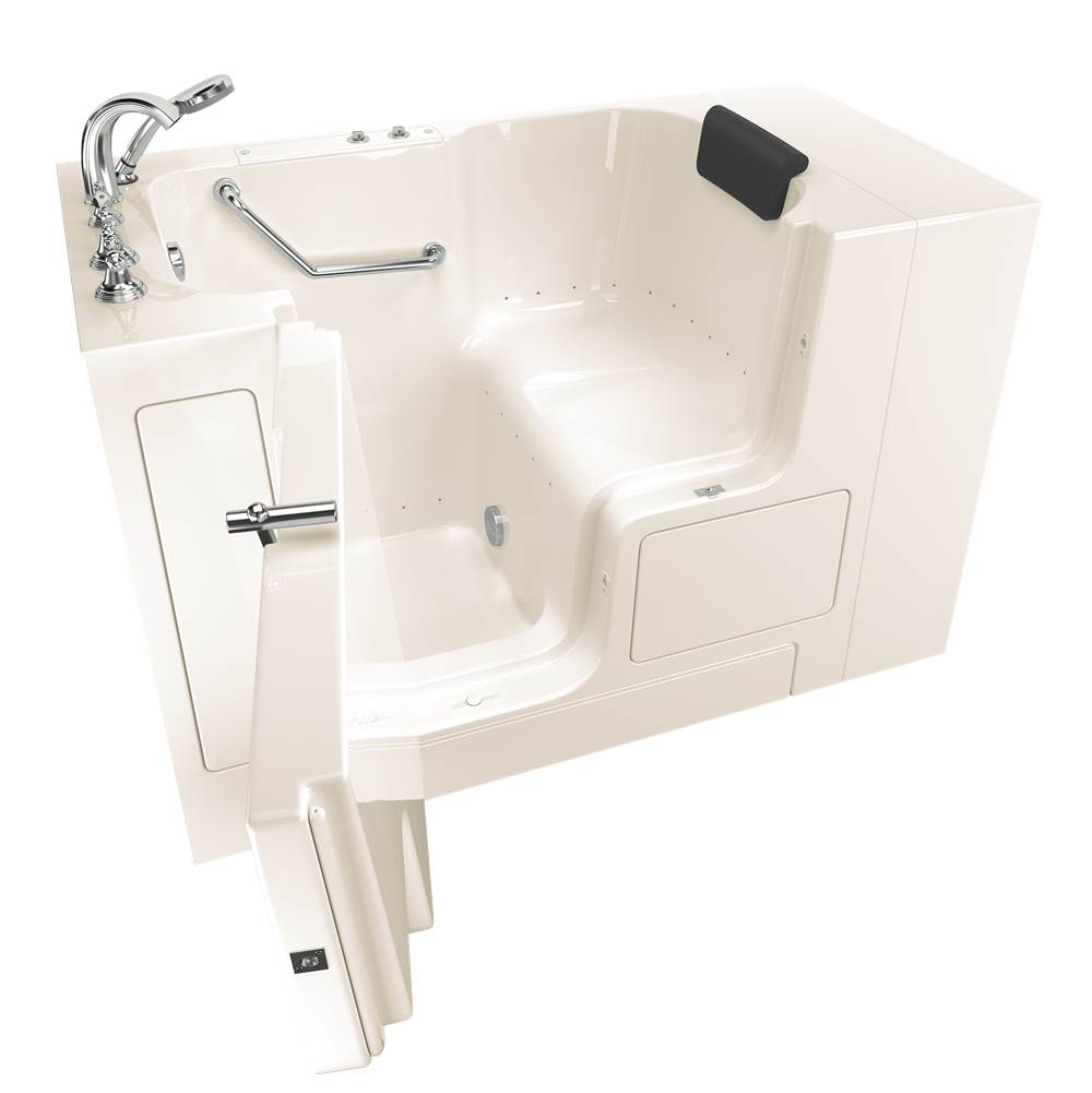 American Standard Gelcoat Premium Series 32 x 52 -Inch Walk-in Tub With Air Spa System - Left-Hand Drain With Faucet