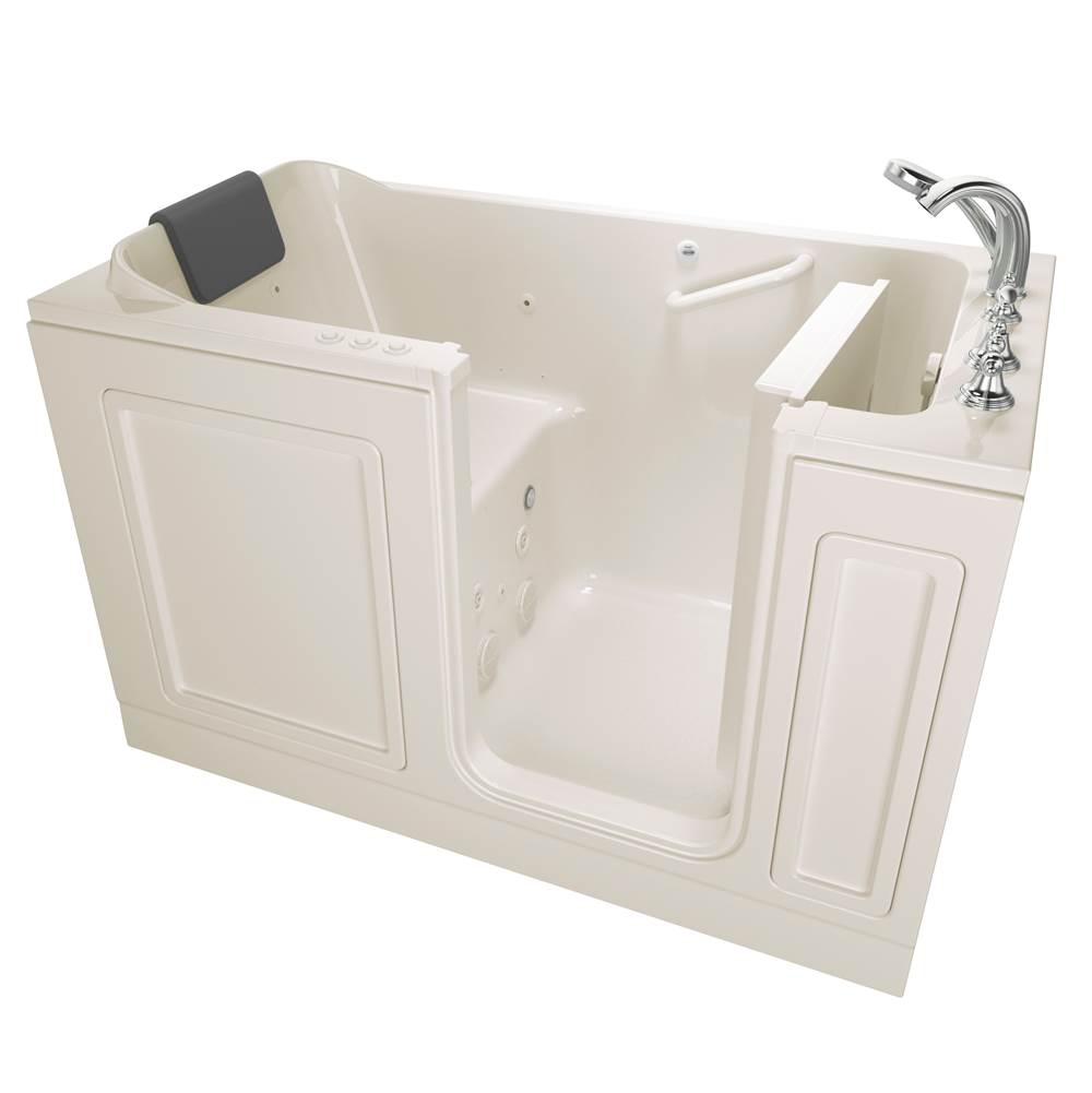 American Standard Acrylic Luxury Series 32 x 60 -Inch Walk-in Tub With Combination Air Spa and Whirlpool Systems - Right-Hand Drain With Faucet