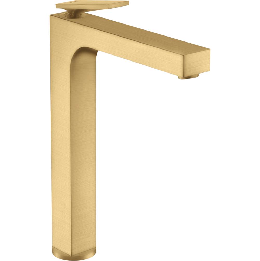 Axor Citterio Single-Hole Faucet 280 with Pop-Up Drain, 1.2 GPM in Brushed Gold Optic