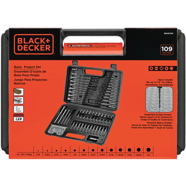 Black And Decker 109 PC Combination Set