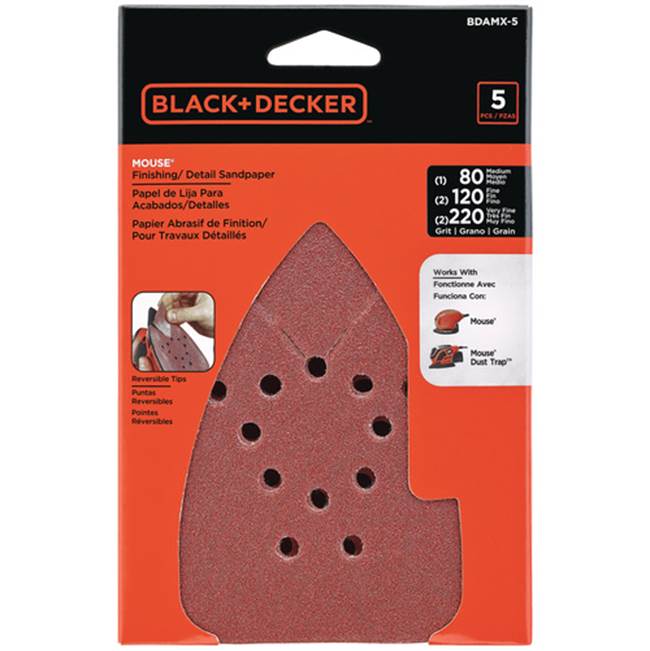 Black And Decker Mouse Assorted 5 Pk