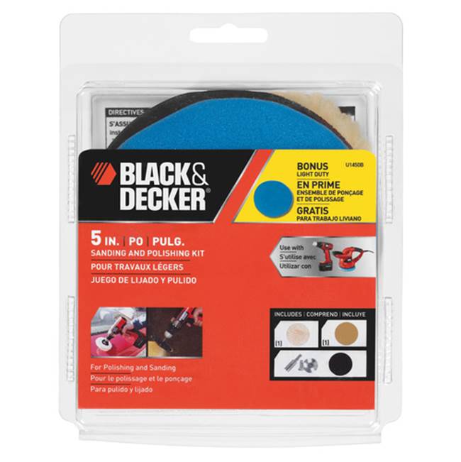 Black And Decker 5'' Sanding And Polishing Kit