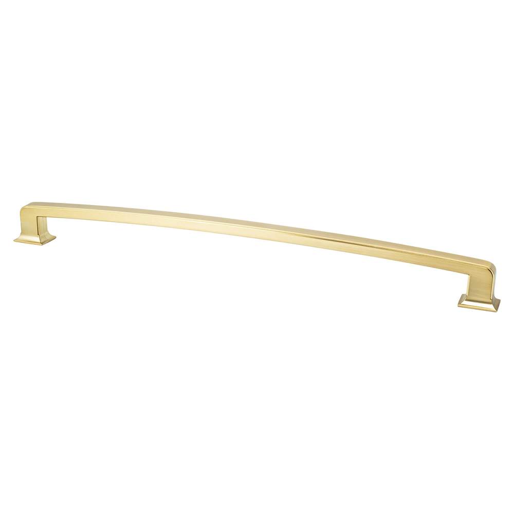 Berenson Hearthstone 18 inch CC Modern Brushed Gold Appliance Pull