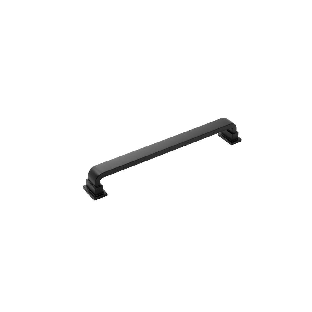 Belwith Keeler Brighton Collection Appliance Pull 12 Inch Center to Center Matte Black Finish
