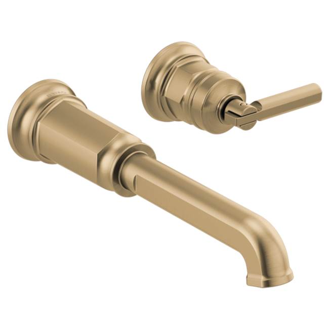 Brizo Invari® Two-Hole, Single-Handle Wall Mount Lavatory Faucet - Less Handle 1.2 GPM