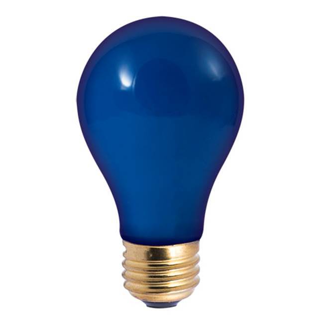 Bulbrite 40W A19 Party Bulb Ceramic Blue E26 120V