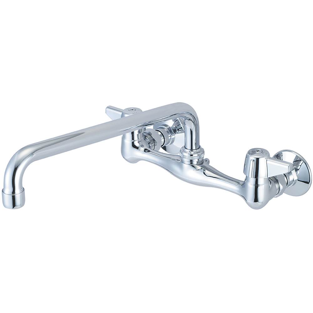 Central Brass Kitchen-Wallmount 7-7/8'' To 8-1/8'' Two Canopy Hdls 12'' Tube Spt-Pc