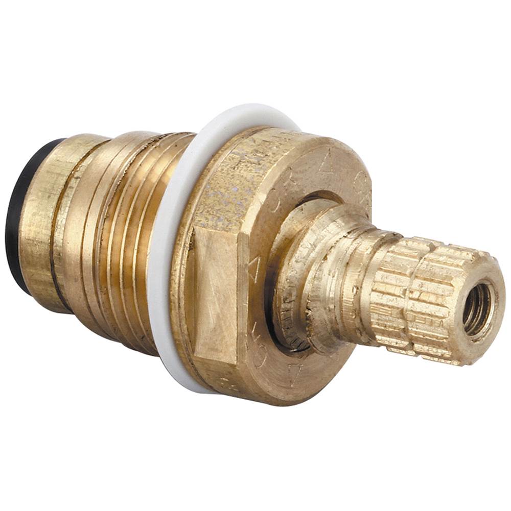 Central Brass Two Handle Faucet-Quick Precision 1/4 Turn Stem Assembly W/Check Valve-Cold