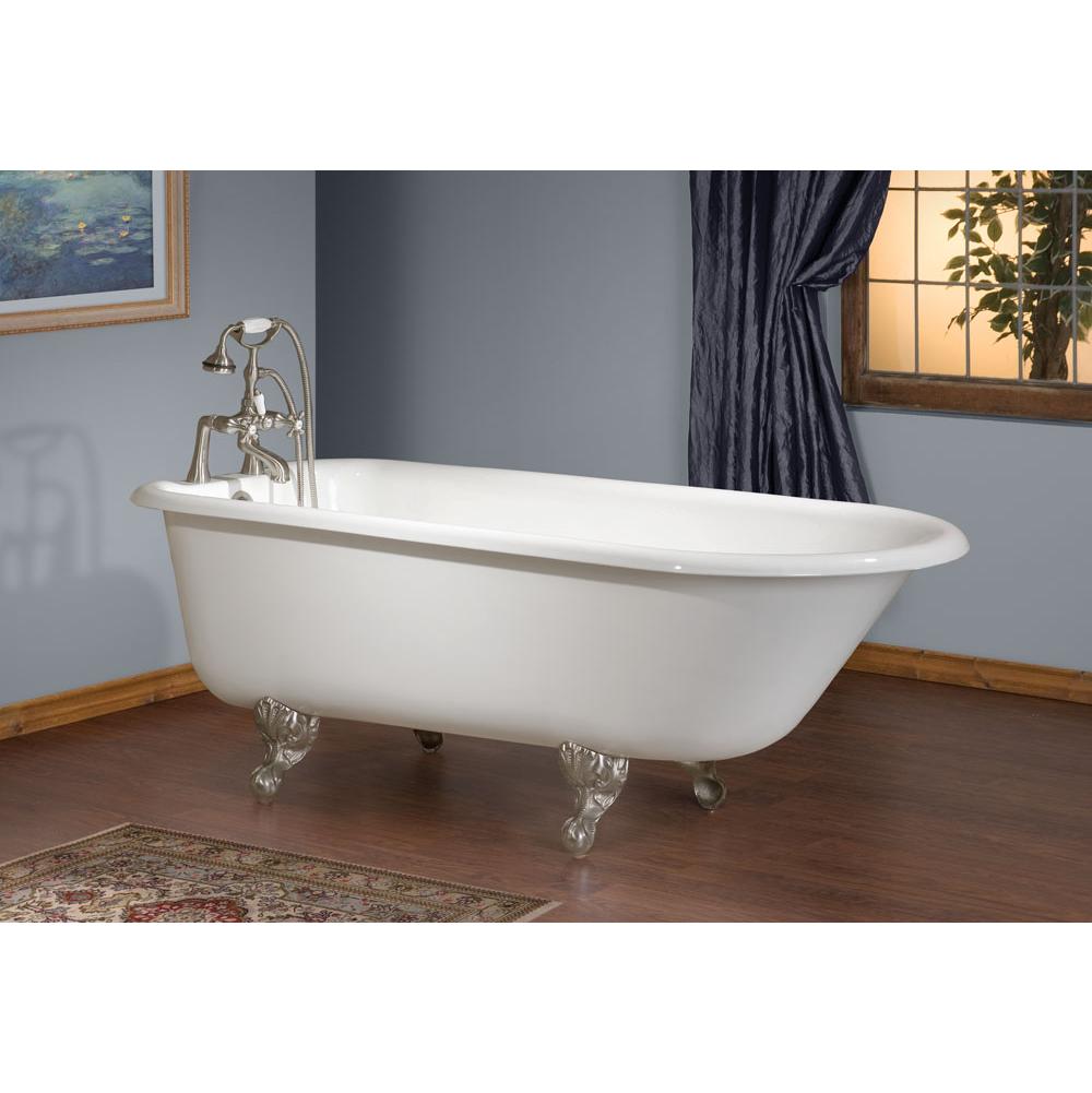 Cheviot Products TRADITIONAL Cast Iron Bathtub with Continuous Rolled Rim