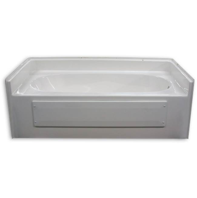 Clarion Bathware 66'' Tub W/ 17'' Apron - Left Or Right Hand Drain