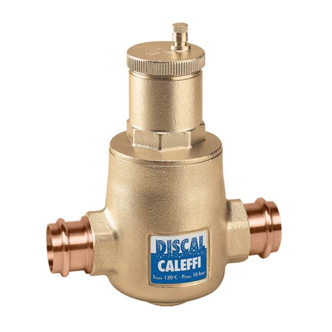 Caleffi Discal Air Separator 1 1/4'''' Press with Expansion Tank Check