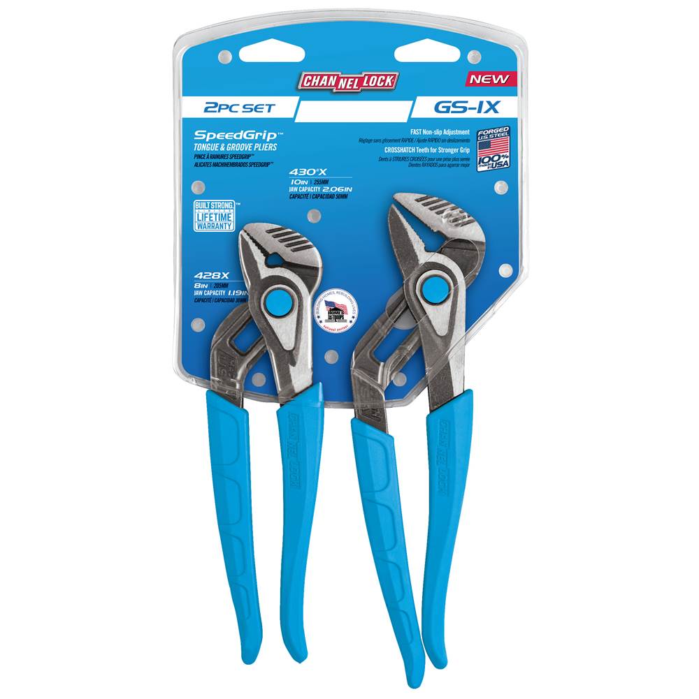 Channellock 2Pc Tongue And Groove Set