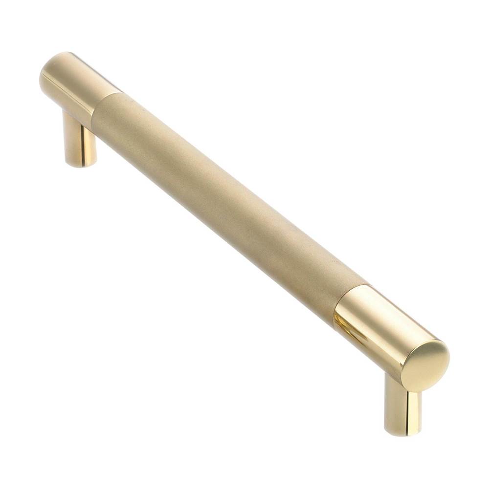 Colonial Bronze Cabinet, Appliance, Door and Shower Door Pull Hand Finished in Satin Copper and Polished Chrome