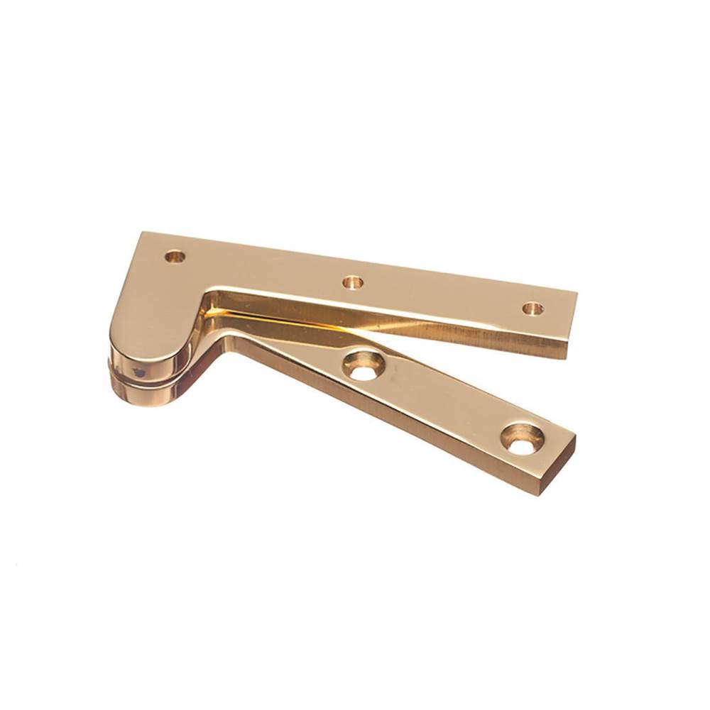 Colonial Bronze Fixed Pin Pivot Hinge Hand Finished in Matte Satin Copper