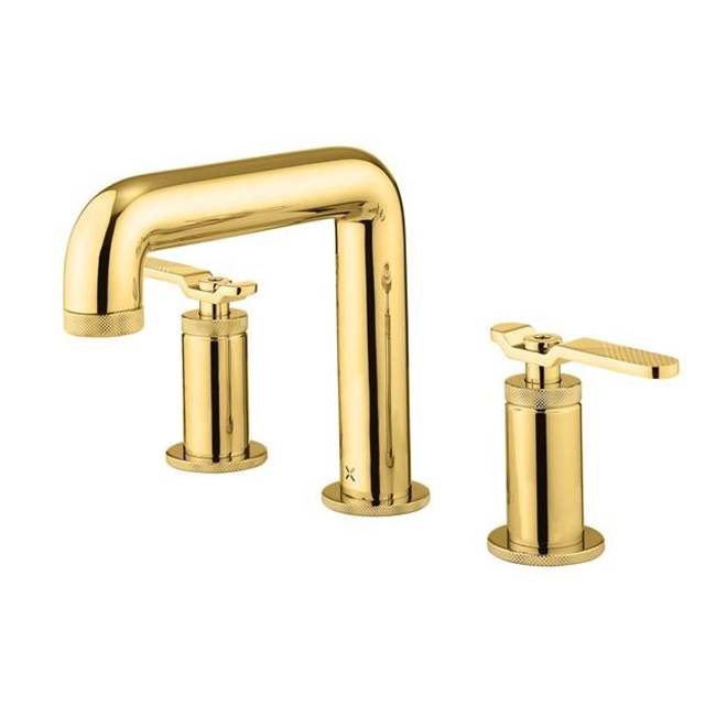 Crosswater London Union Widespread Basin Faucet with Lever Handles B