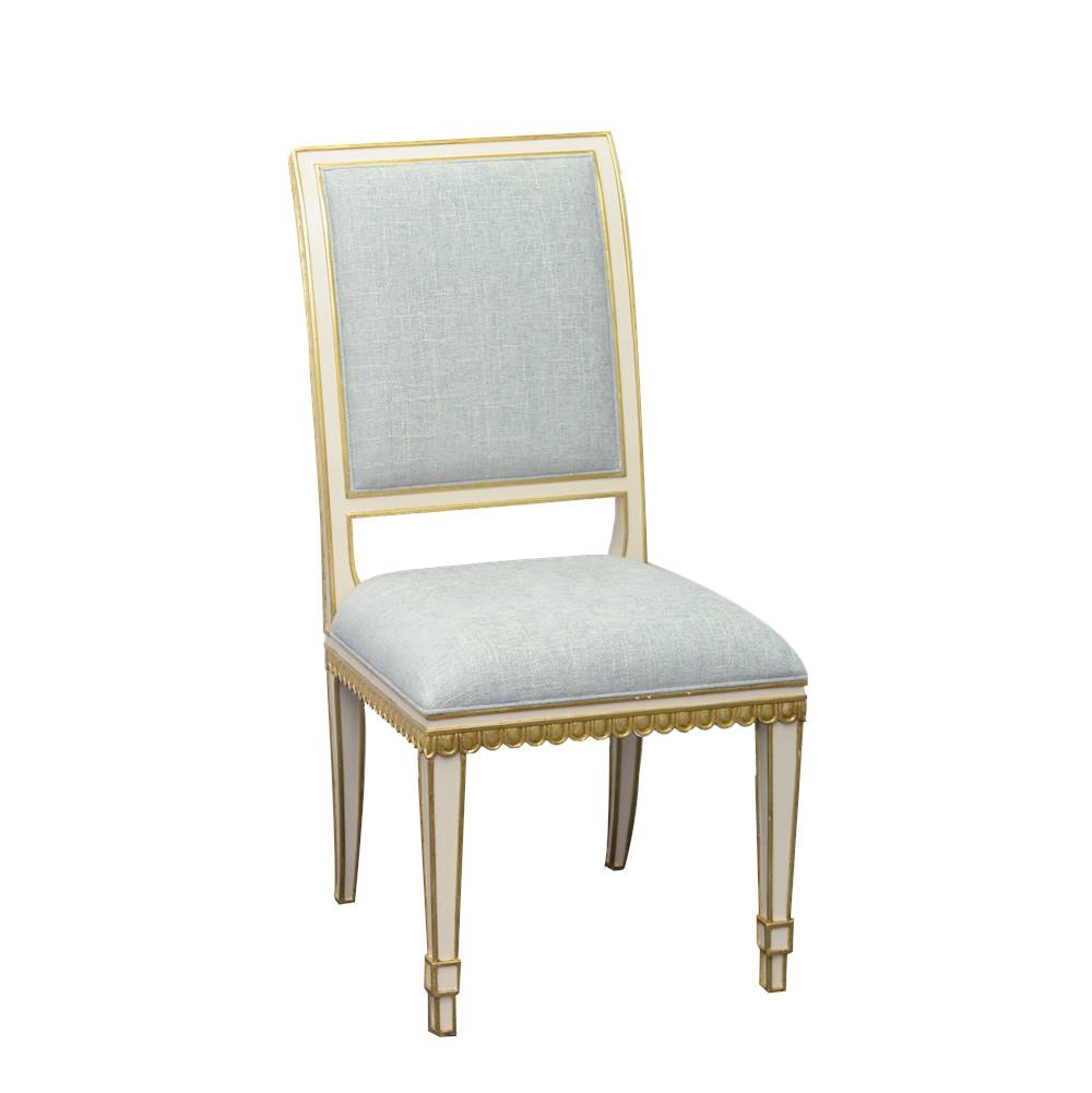 Currey And Company Ines Ivory Chair, Mixology Moonstone
