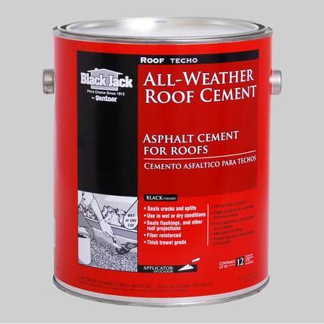 DiversiTech Corporation Black Jack, All-Weather Roof Cement, 1 gallon