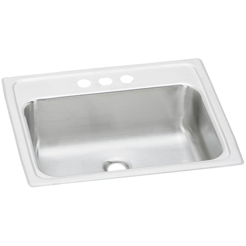 Elkay Celebrity Stainless Steel 19'' x 17'' x 6-1/8'', 1-Hole Single Bowl Drop-in Bathroom Sink