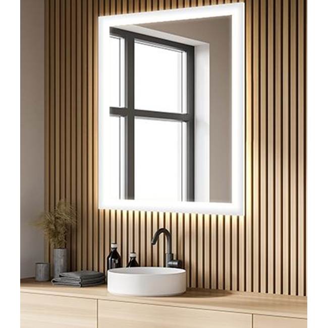 Electric Mirror Silhouette 36x36 Lighted Mirror with Keen