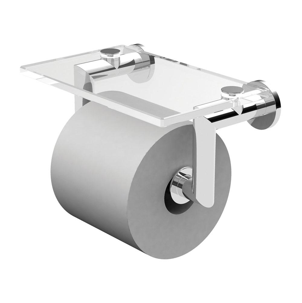 Ginger Double Post Toilet Tissue Holder with Cover