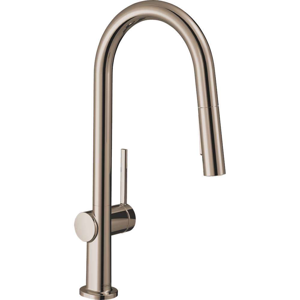 Hansgrohe Talis N HighArc Kitchen Faucet, A-Style 2-Spray Pull-Down, 1.75 GPM in Polished Nickel