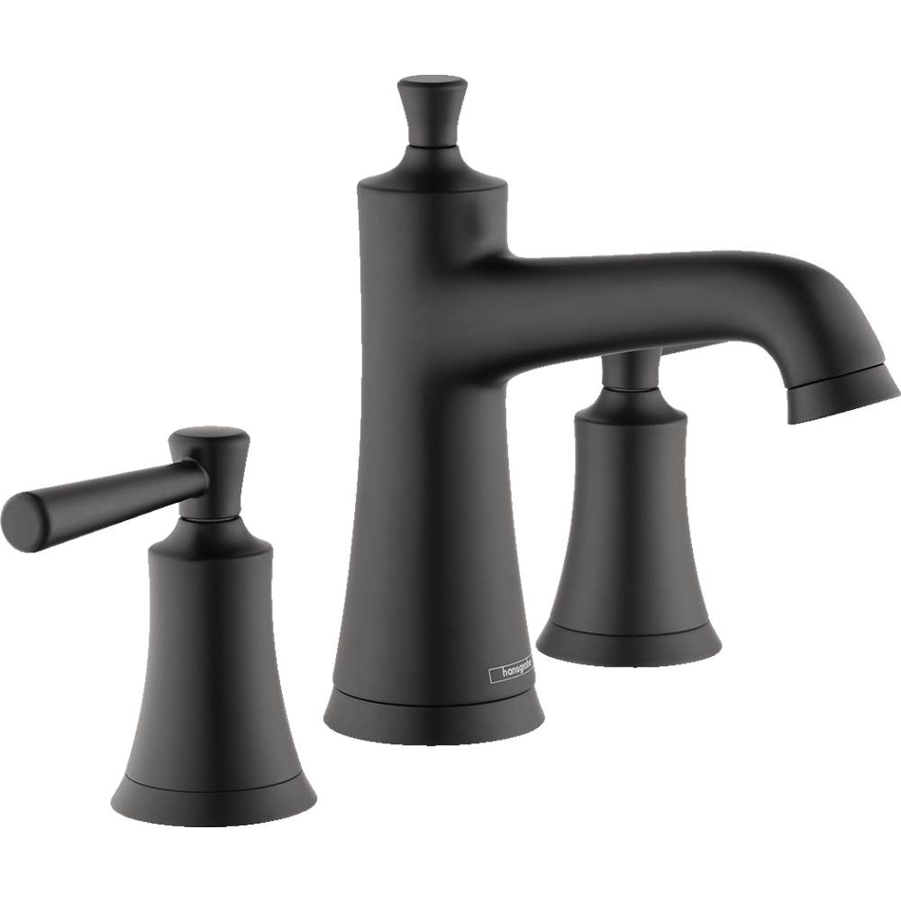 Hansgrohe Joleena Widespread Faucet 100 with Pop-Up Drain, 1.2 GPM in Matte Black