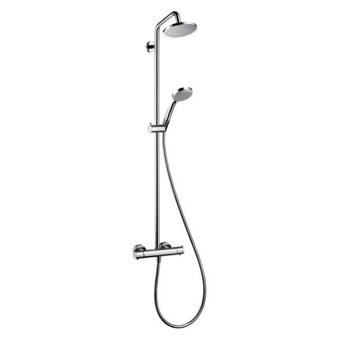 Hansgrohe Croma Showerpipe 150 1-Jet, 2.0 GPM in Chrome