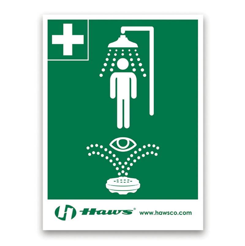 Haws Shower/Eyewash Sign