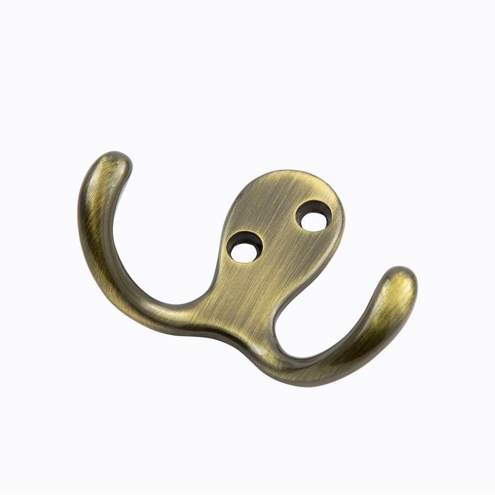 Hickory Hardware Utility Hook Double 5/8 Inch Center to Center
