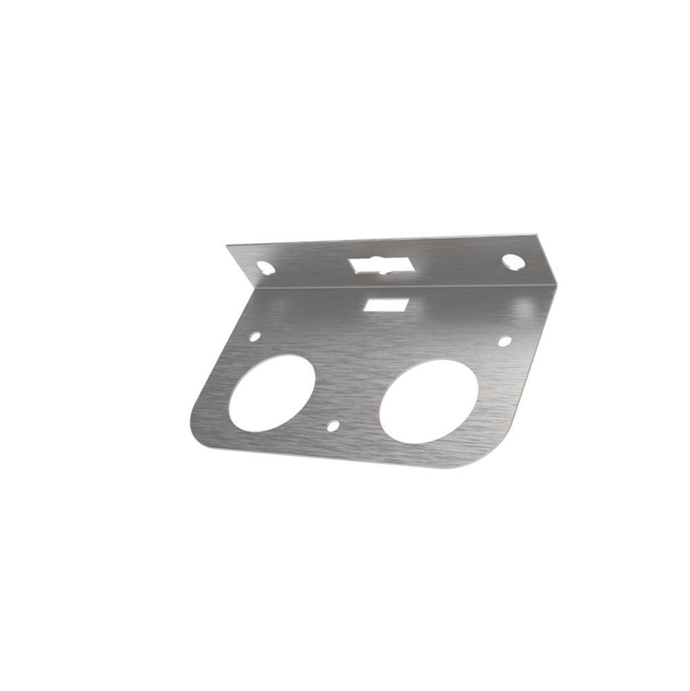 HoldRite Galvanized Steel Bracket That Supports Two Lines Of Copper, Pex Or Cpvc Tubing