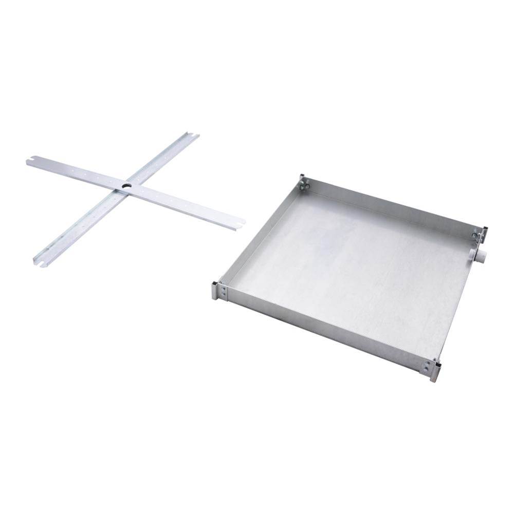 HoldRite Quick Stand Suspended Water Heater Platform/Drain Pan Metal Drain Connection (261/2'' Diameter)
