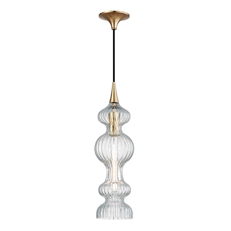 Hudson Valley Lighting 1 Light Pendant With Clear Glass