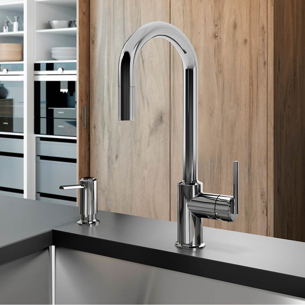 Kalia CITE diver™ Single Handle Kitchen Faucet Pull-Down Dual Spray Chrome