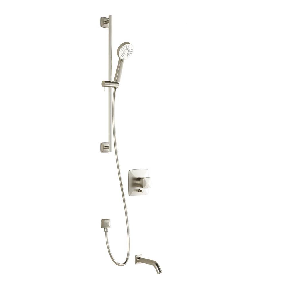 Kalia UMANI™ PB2 (Valve Not Included) : Pressure Balance Tub and Shower System Brushed Nickel PVD