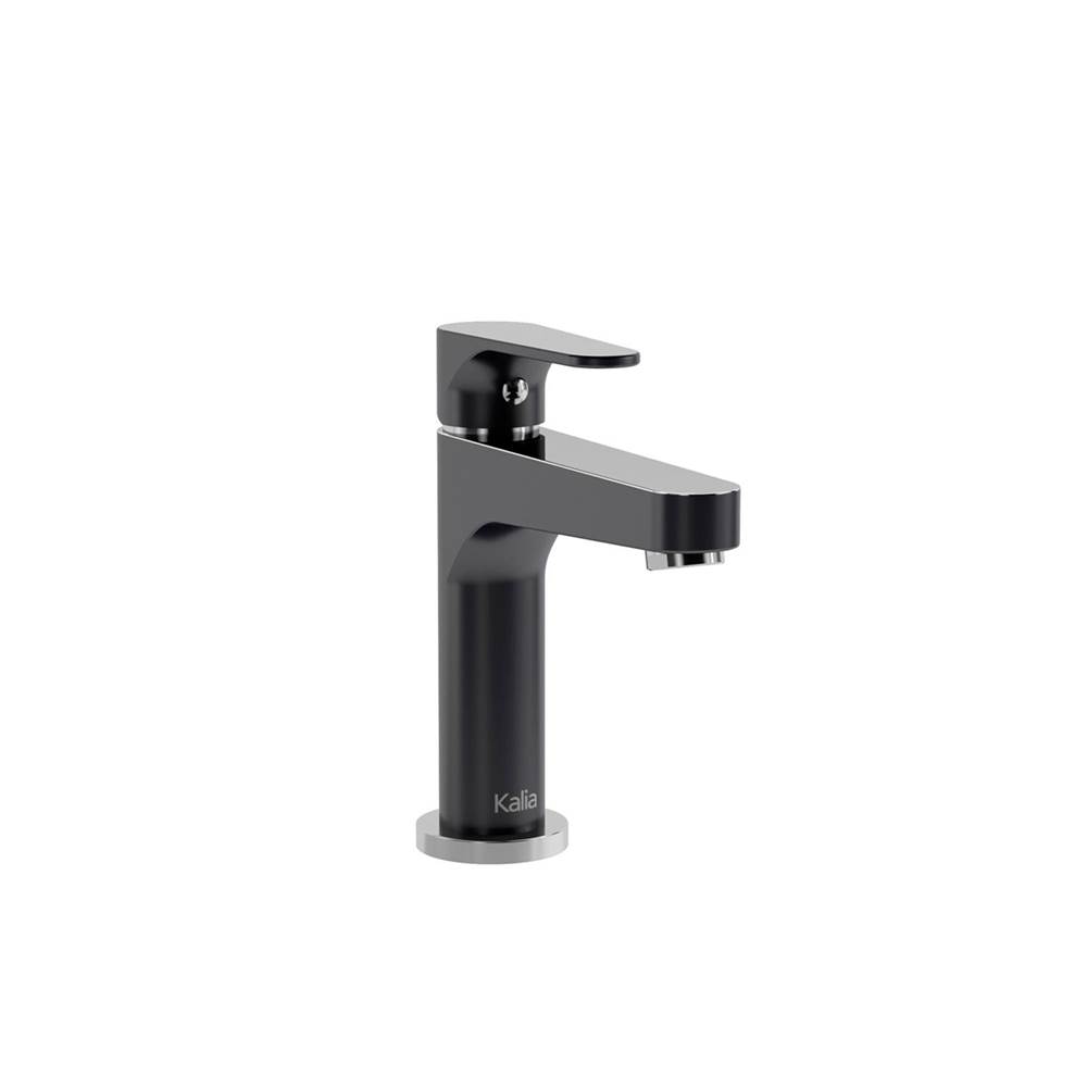 Kalia KONTOUR™ Single Hole Lavatory Faucet Without Drain Black/Chrome