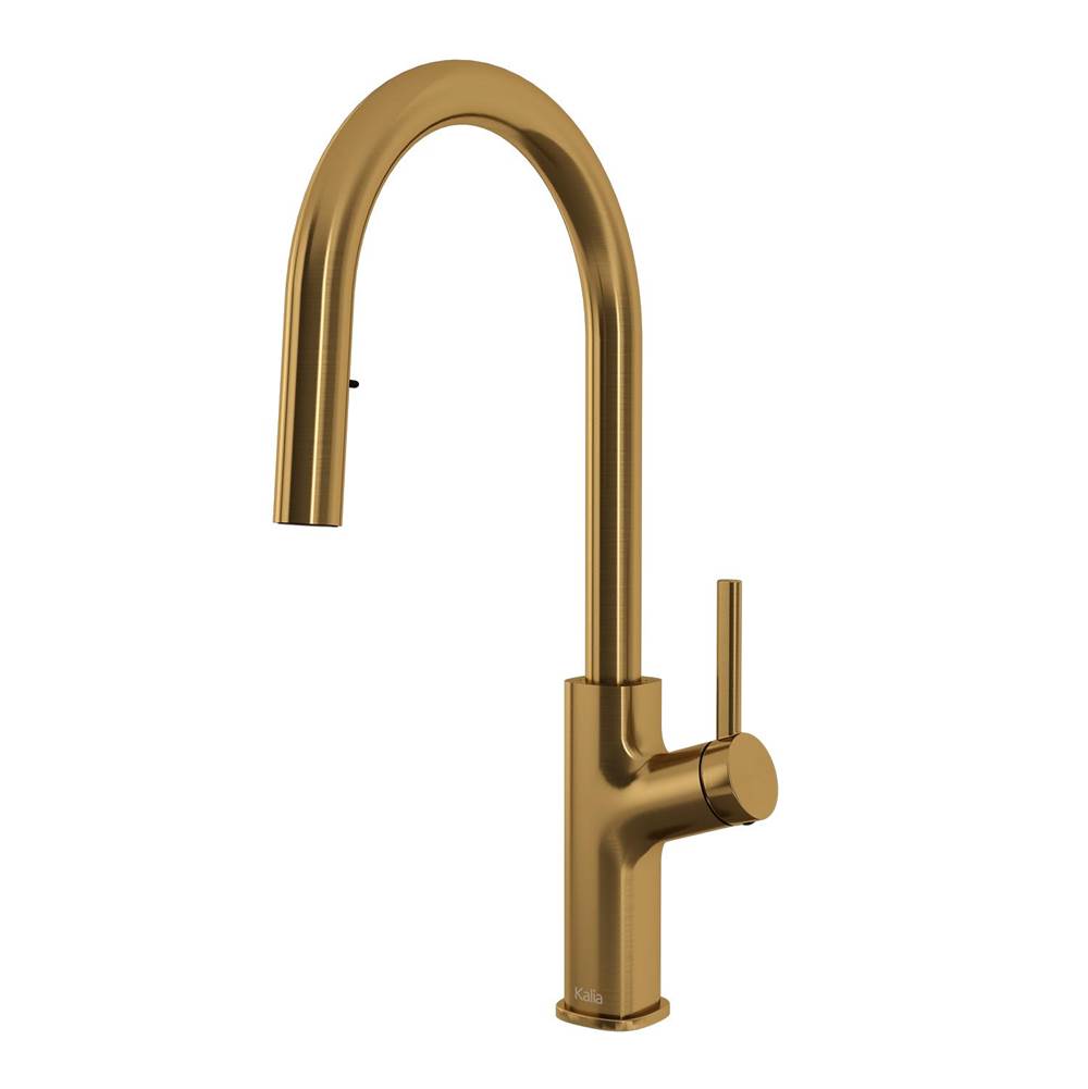 Kalia MASIMO diver™ Single Handle Kitchen Faucet Pull-Down Dual Spray Brushed Gold