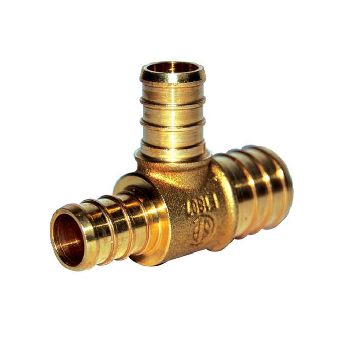 Legend Valve 2'' x 3/4'' PEX Reducing Tee No Lead/ DZR Forged Brass Fitting