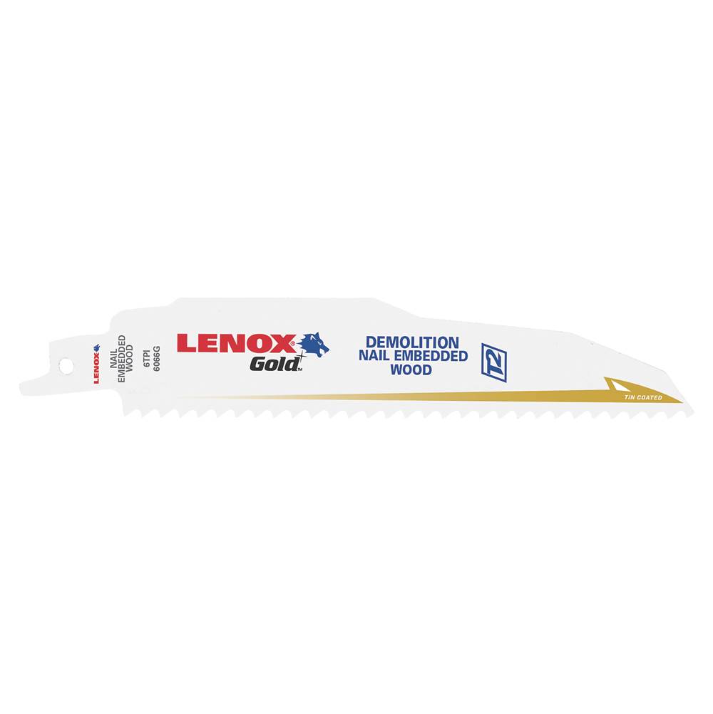 Lenox Tools Gold Recips Str B6066Gr 6X1X062X6 25Pk