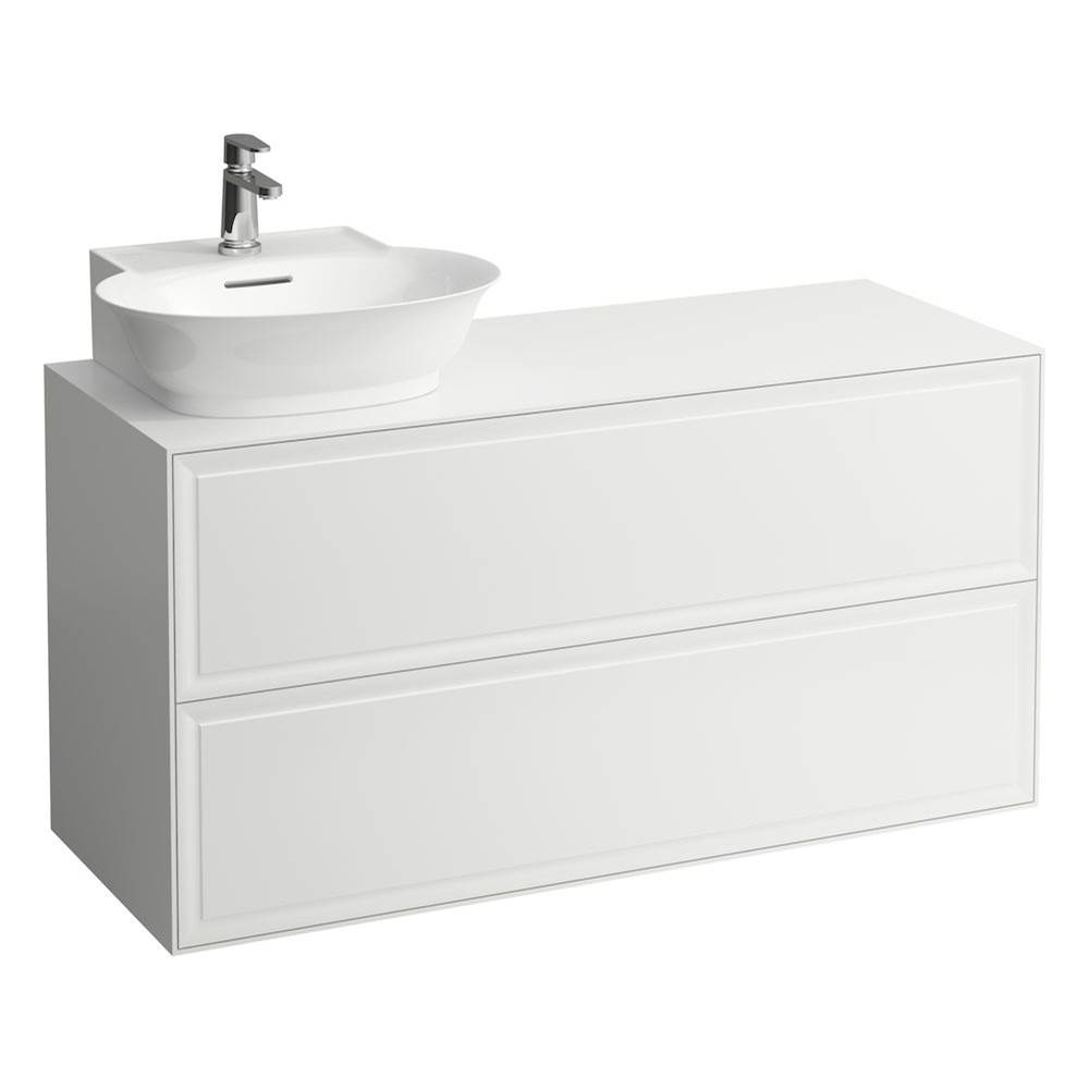 Laufen Drawer element Only, 2 drawers, cut-out left, matches small washbasin 816854