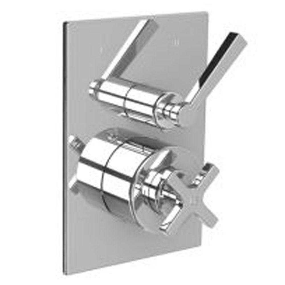 Lefroy Brooks Fleetwood Pressure Balance Trim With Integrated Two-Way Diverter To Suit M1-4101 Rough, Polished Chrome