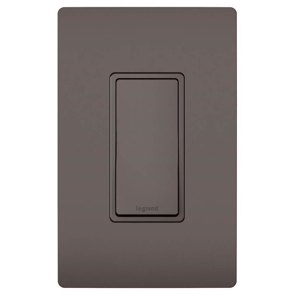 Legrand radiant 15A Single-Pole Switch, Brown