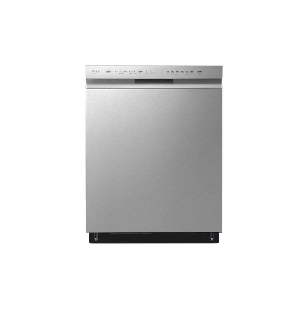 LG Appliances Front Control with Pocket Handle, 48 dB, QuadWash, Dynamic Dry, 3rd Rack, EasyRack Plus, PrintProof Stainless Steel