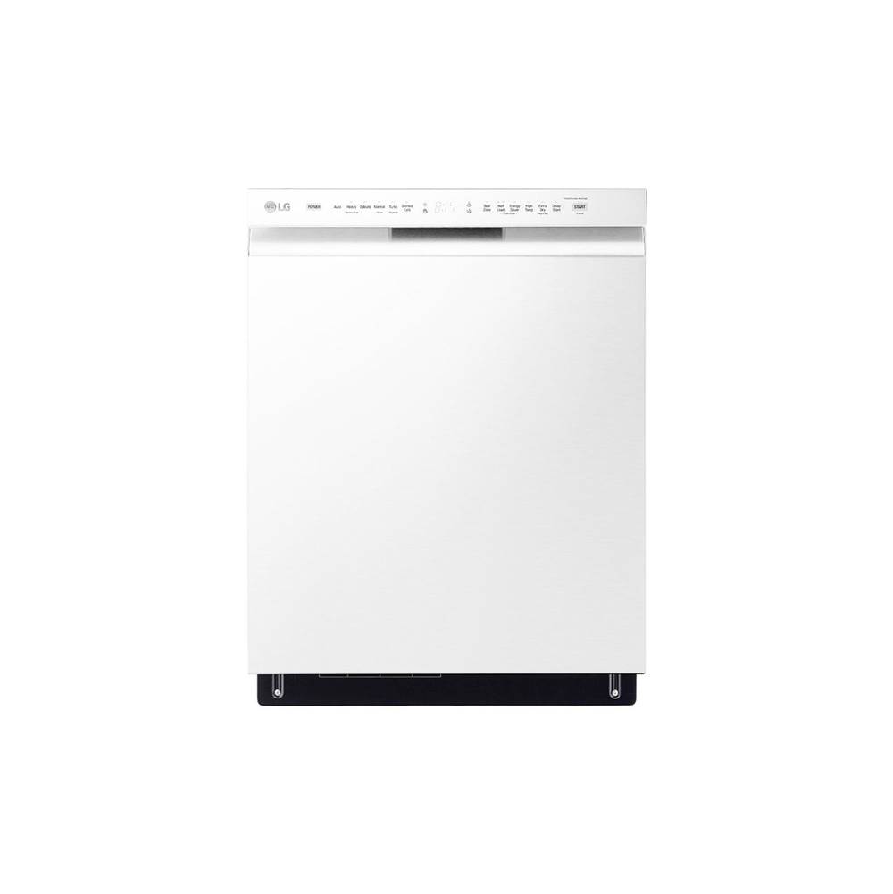 LG Appliances Front Control with Pocket Handle, 48 dB, QuadWash, Dynamic Dry, 3rd Rack, EasyRack Plus, Solid White