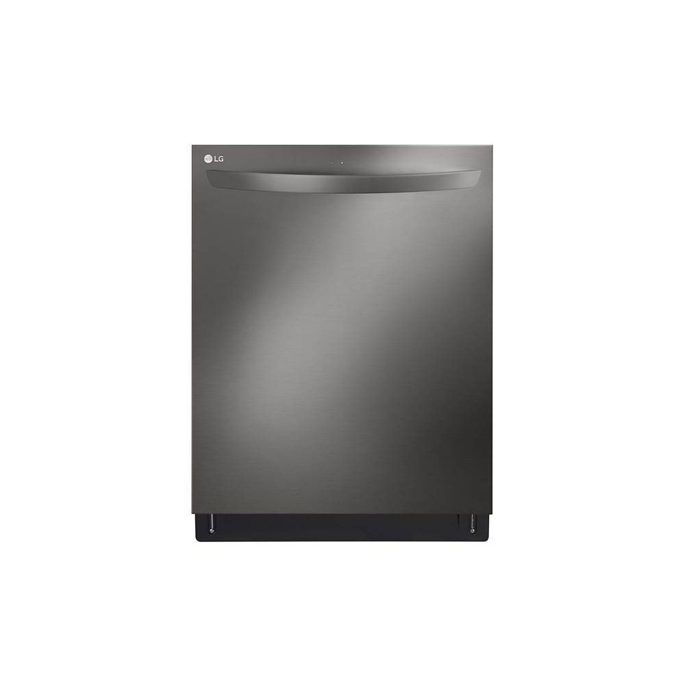 LG Appliances Top Control With Towel Bar, 42 Db, Smart Wi-Fi, Quadwash Pro, Dynamic Heat Dry, True Steam, Adj. 3Rd Rack Printproof Black Stainless Steel