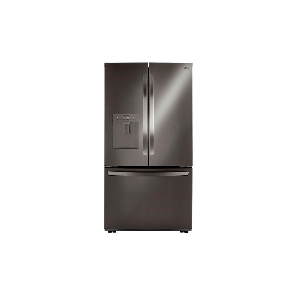 LG Appliances 29 cu.ft.  3 Door Refrigerator, Water Only Dispenser, Black Stainless Steel