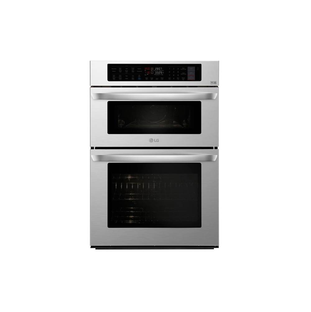 LG Appliances 1.7/4.7 cu. ft. Smart wi-fi Enabled Combination Double Wall Oven