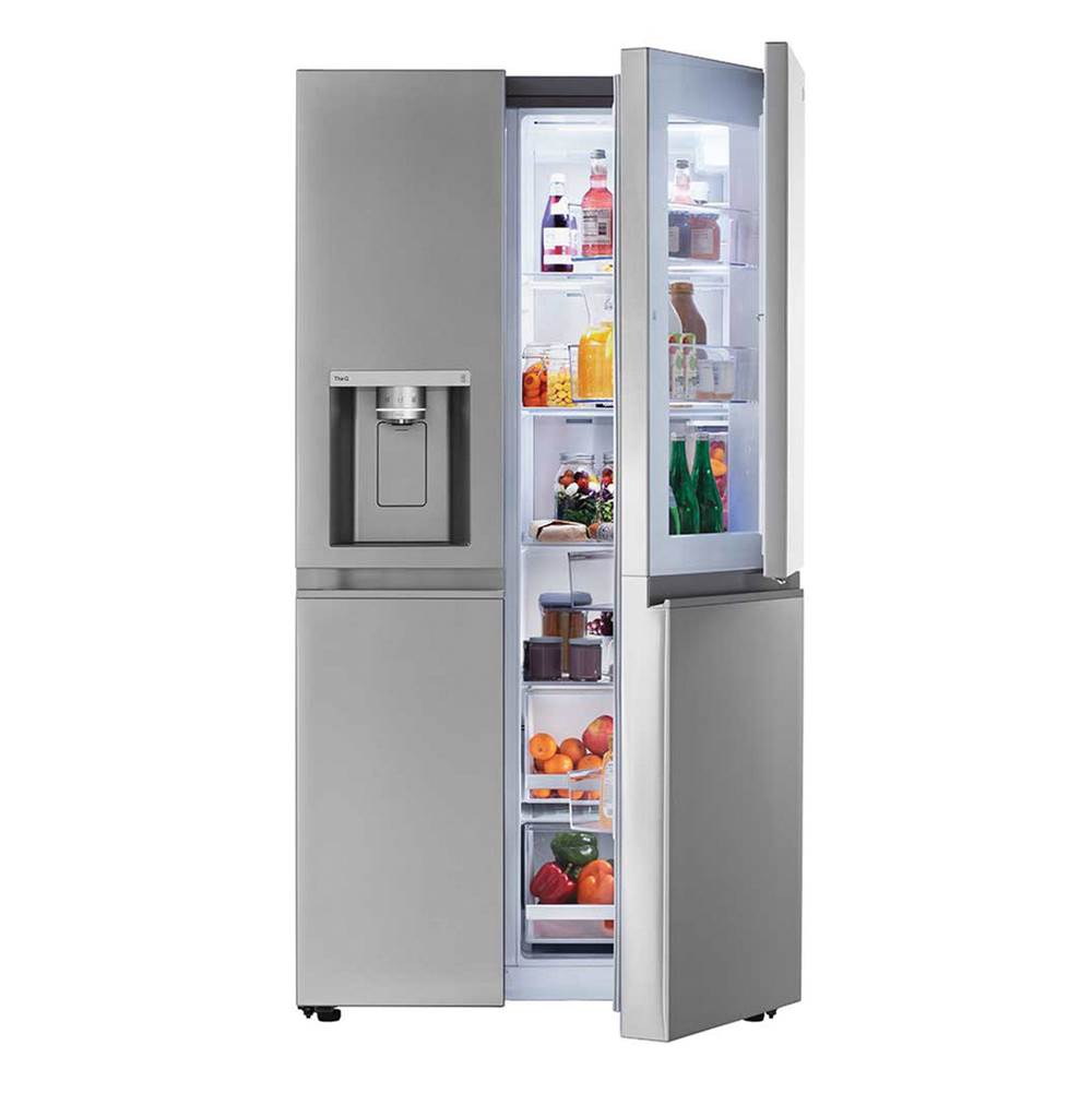 LG Appliances Side By Side Refrigerator, 27 cu-ft, Door-in-Door, Dual Ice Maker with Craft Ice, PrintProof Stainless Steel