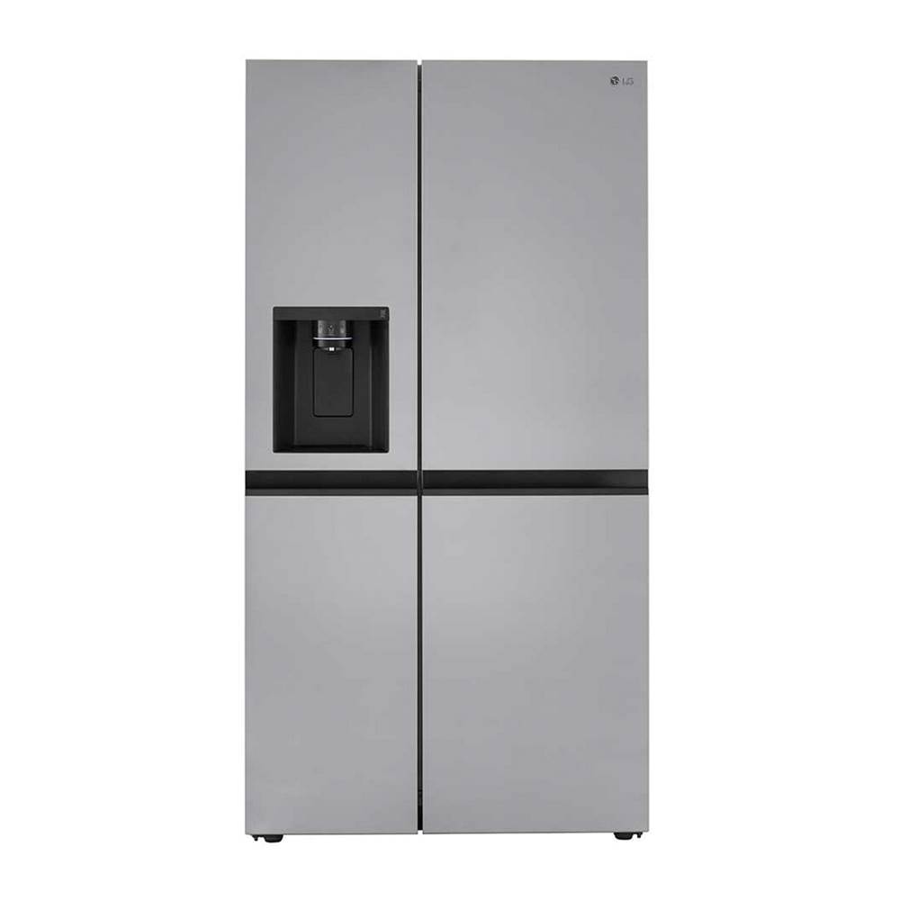 LG Appliances Side By Side Refrigerator, 27 cu-ft, External Ice and Water Dispenser, Print Proof Stainless Steel